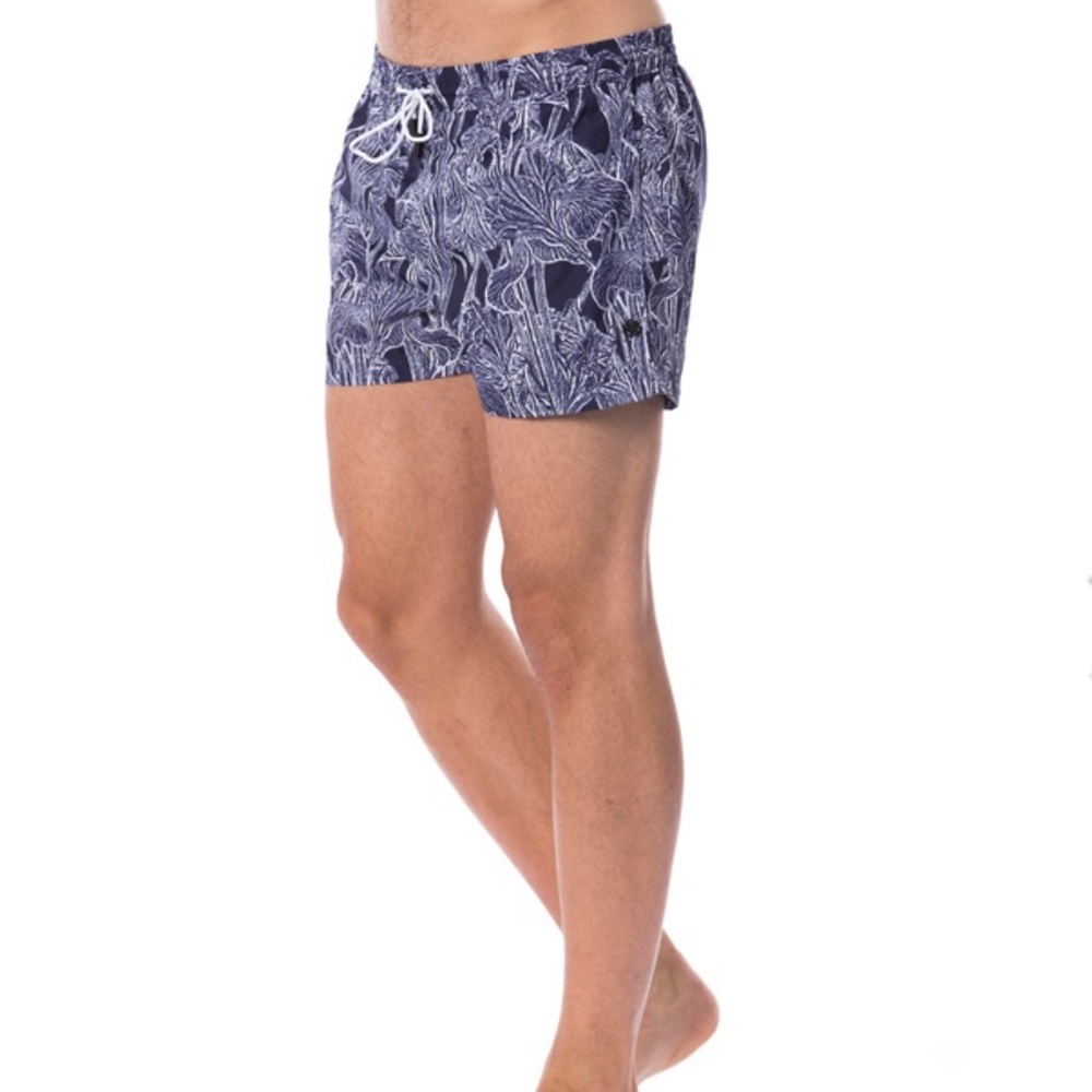Roberto Cavalli Mens Drawstring Swim Trunks Swimwear New